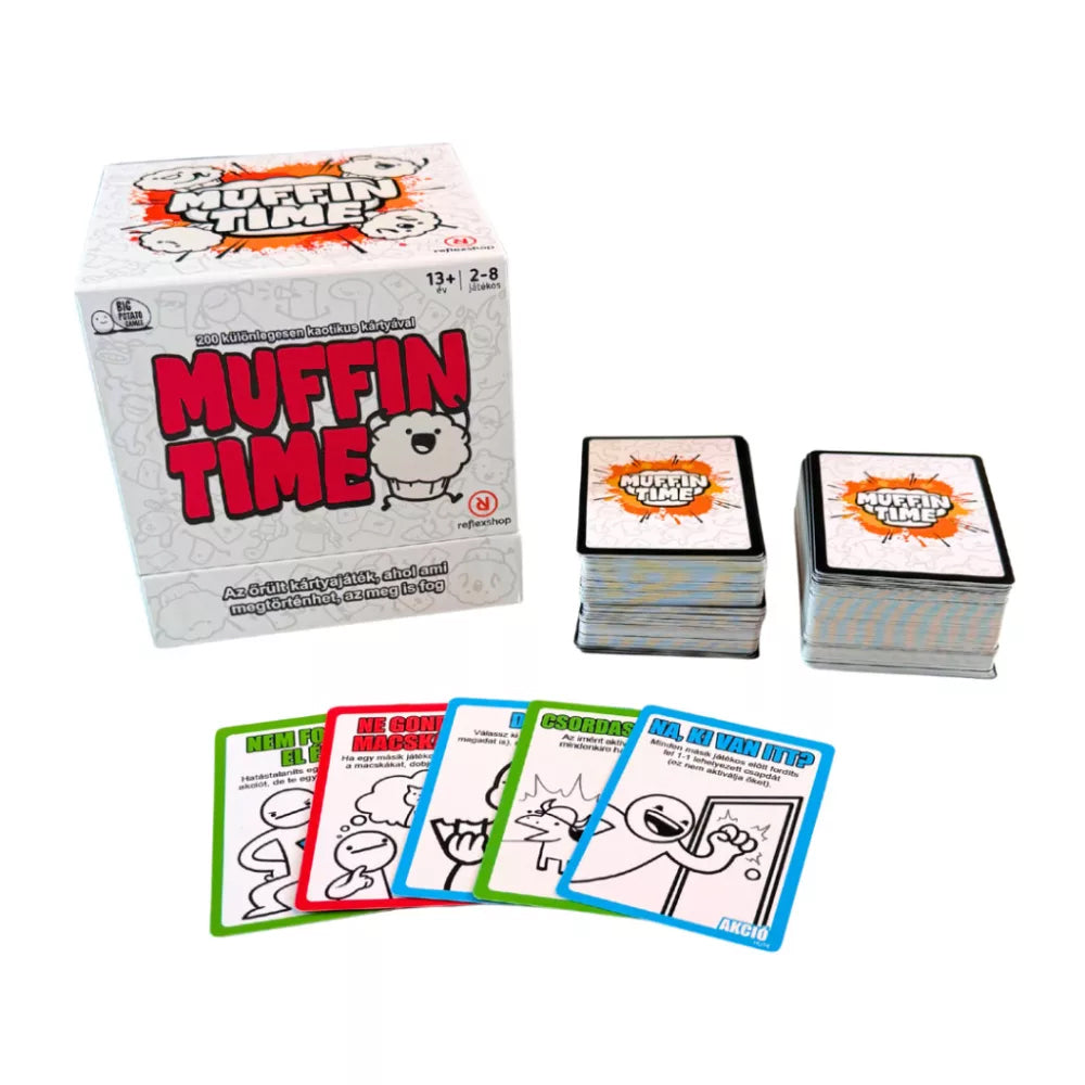 Cutia și cărțile jocului de societate Muffin Time