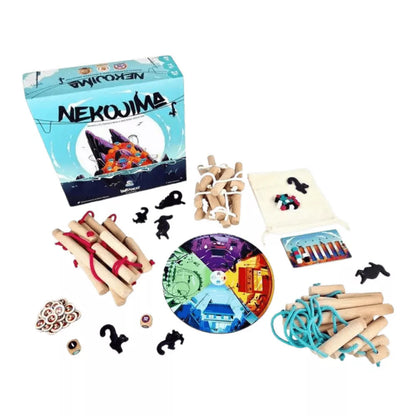 Conținutul jocului de societate Nekojima