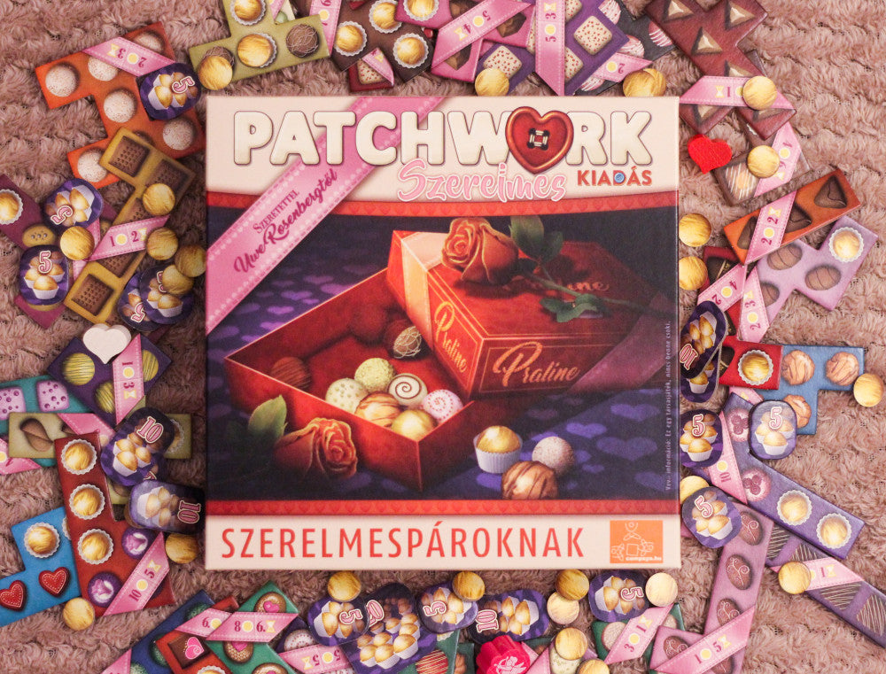 Cutia jocului de societate Patchwork - Valentine&