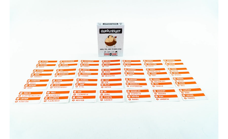 Conținutul jocului de societate Poetry for Neanderthals – Mini