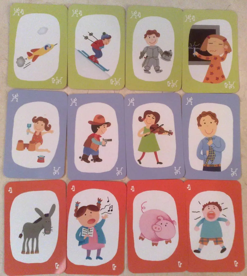 Cărțile jocului de societate Pouet! Pouet!