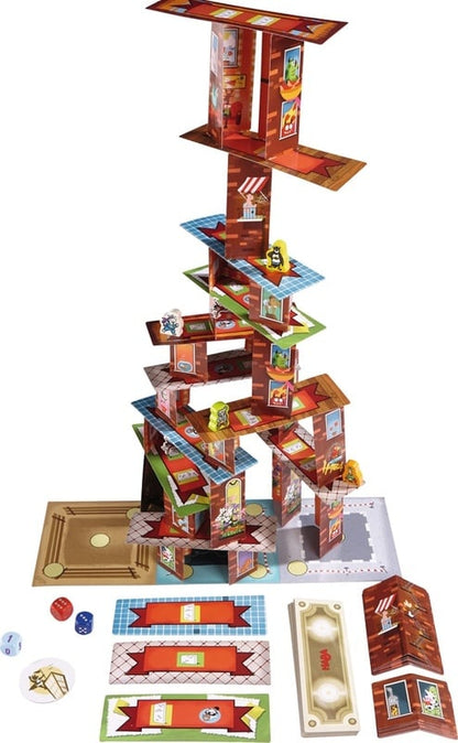 Conținutul jocului de societate Rhino Hero: Super Battle