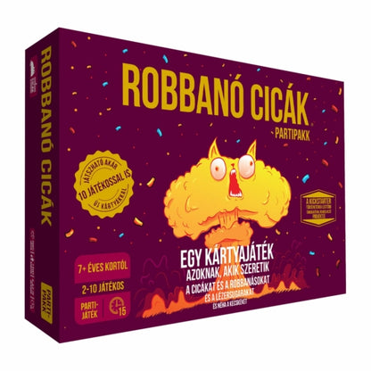Cutia jocului de societate Exploding Kittens: Party Pack