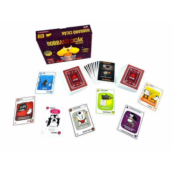 Conținutul jocului de societate Exploding Kittens: Party Pack