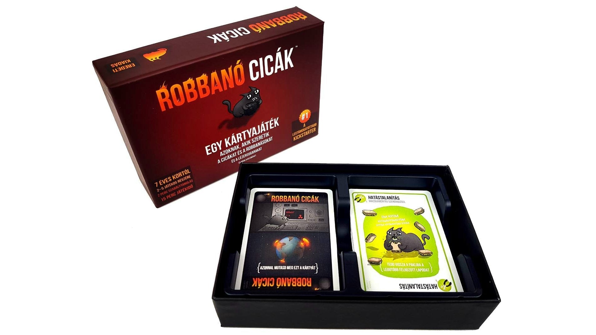 Conținutul jocului de societate Exploding Kittens