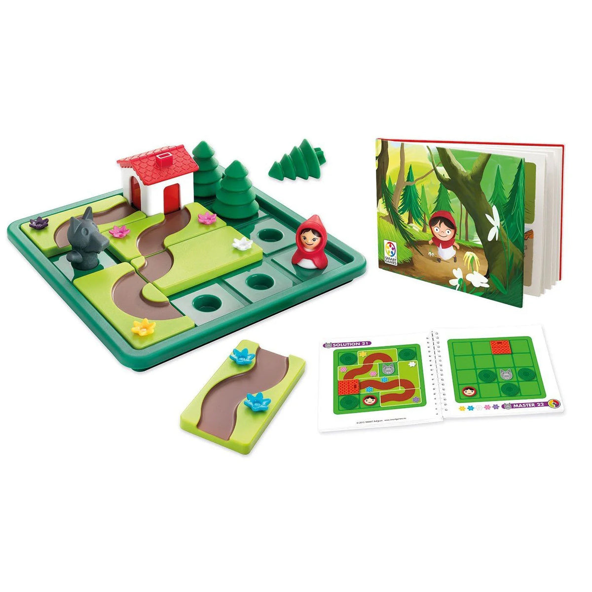 Conținutul jocului de societate Smart Games - Little Red Riding Hood