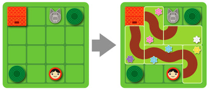 Conținutul jocului de societate Smart Games - Little Red Riding Hood