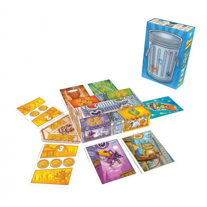 Elementele jocului de societate Super Meow