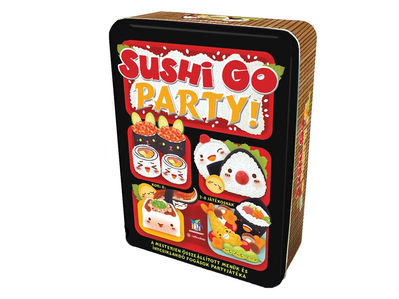 Cutia jocului de societate Sushi Go Party!