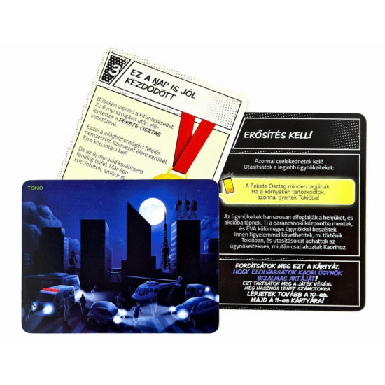 Cărțile jocului de societate Deckscape: Tokyo Blackout