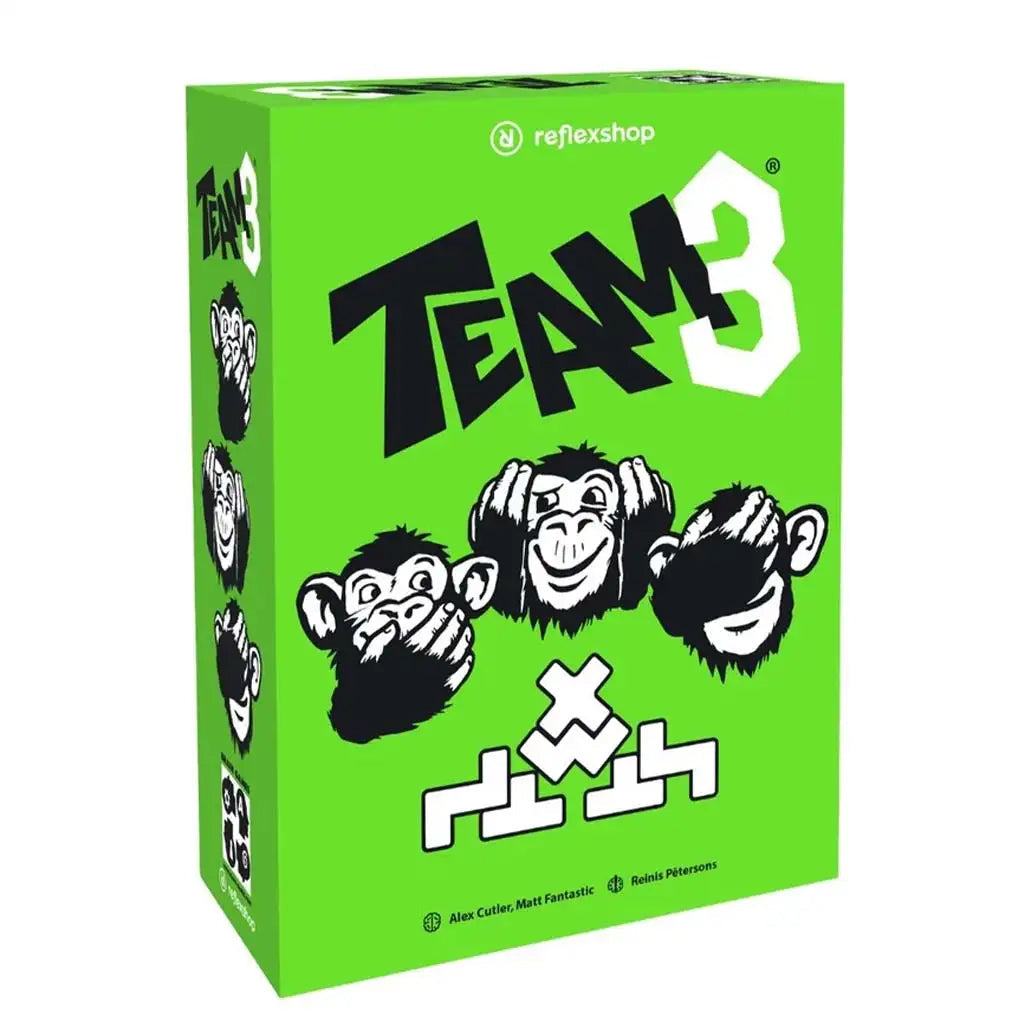 Cutia jocului de societate Team3 GREEN