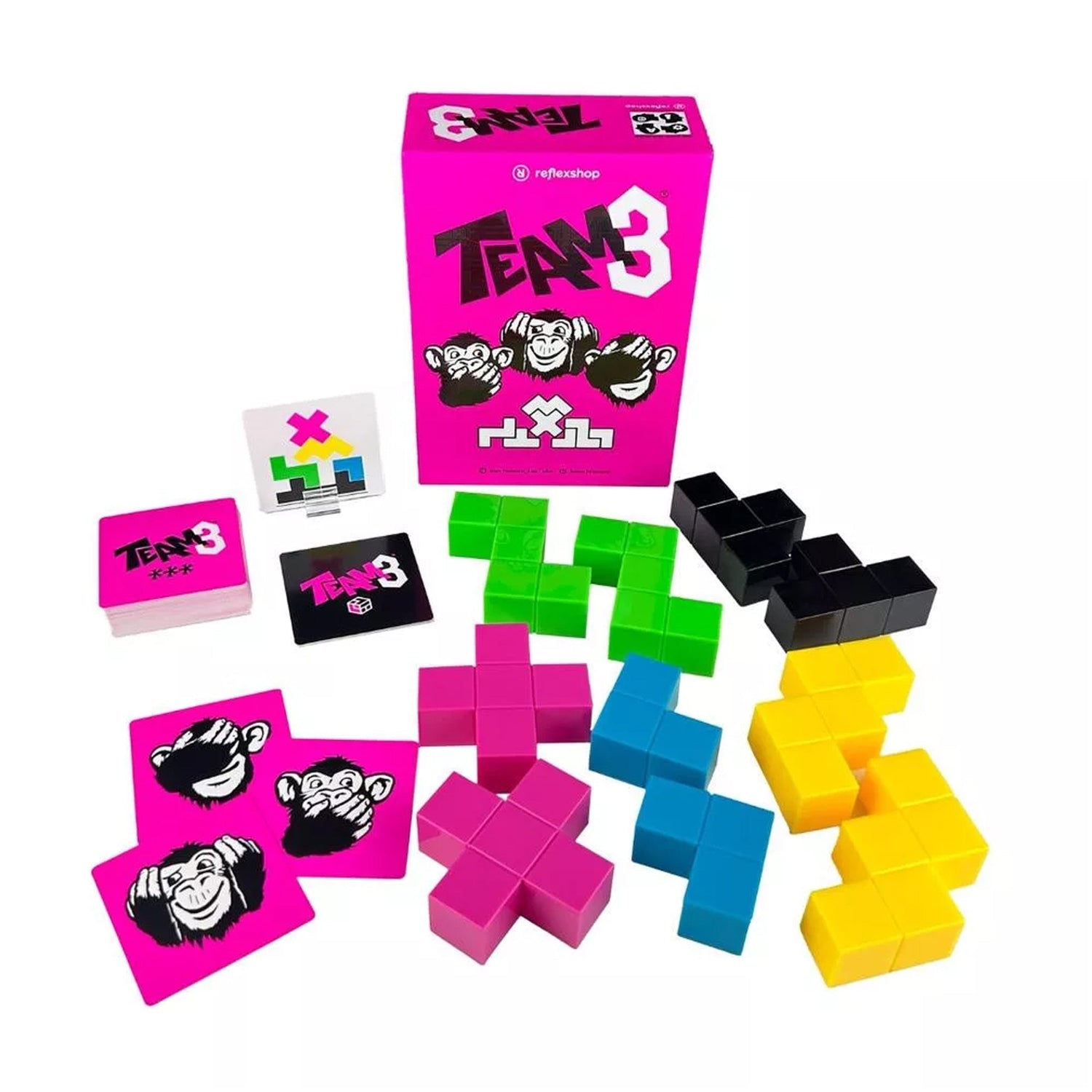 Conținutul jocului de societate Team3 PINK