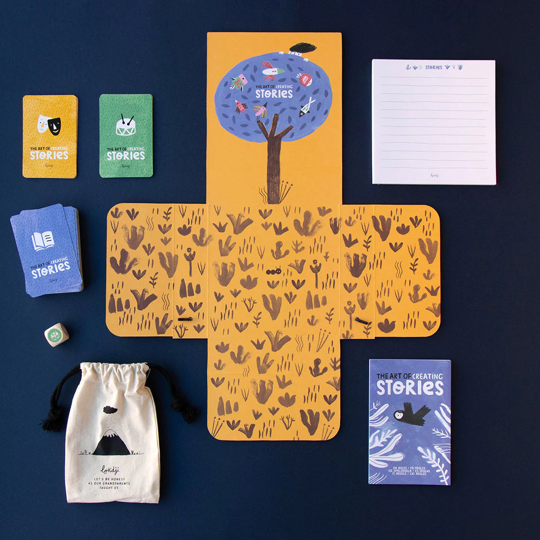 Conținutul jocului de societate The Art of Creating Stories