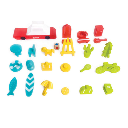 Conținutul jocului de societate Vacation Balance Car