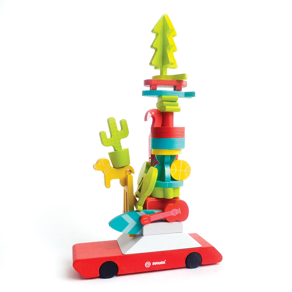 Conținutul jocului de societate Vacation Balance Car