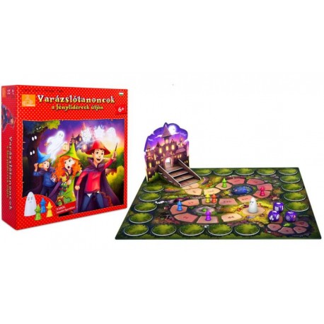 Cutia și elementele jocului de societate Wizardry to the Power of Three