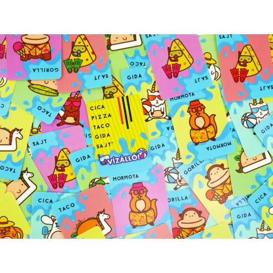 Cărțile jocului de societate Taco, Pisică, Capră, Brânză, Pizza - Rezistent la apă