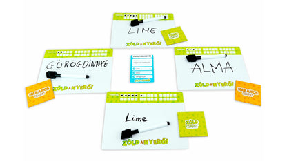 Piesele jocului de societate Green Team Wins