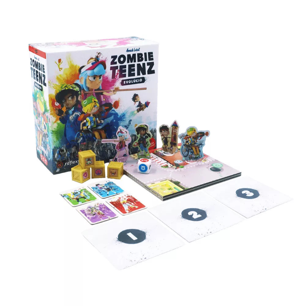 Conținutul jocului de societate Zombie Teenz Evolution